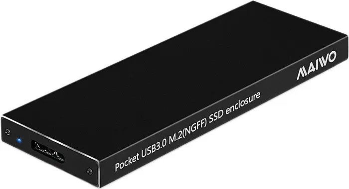 Кишеня зовнішня Maiwo K16N для M.2 SSD (NGFF) USB 3.0 black - фото 2