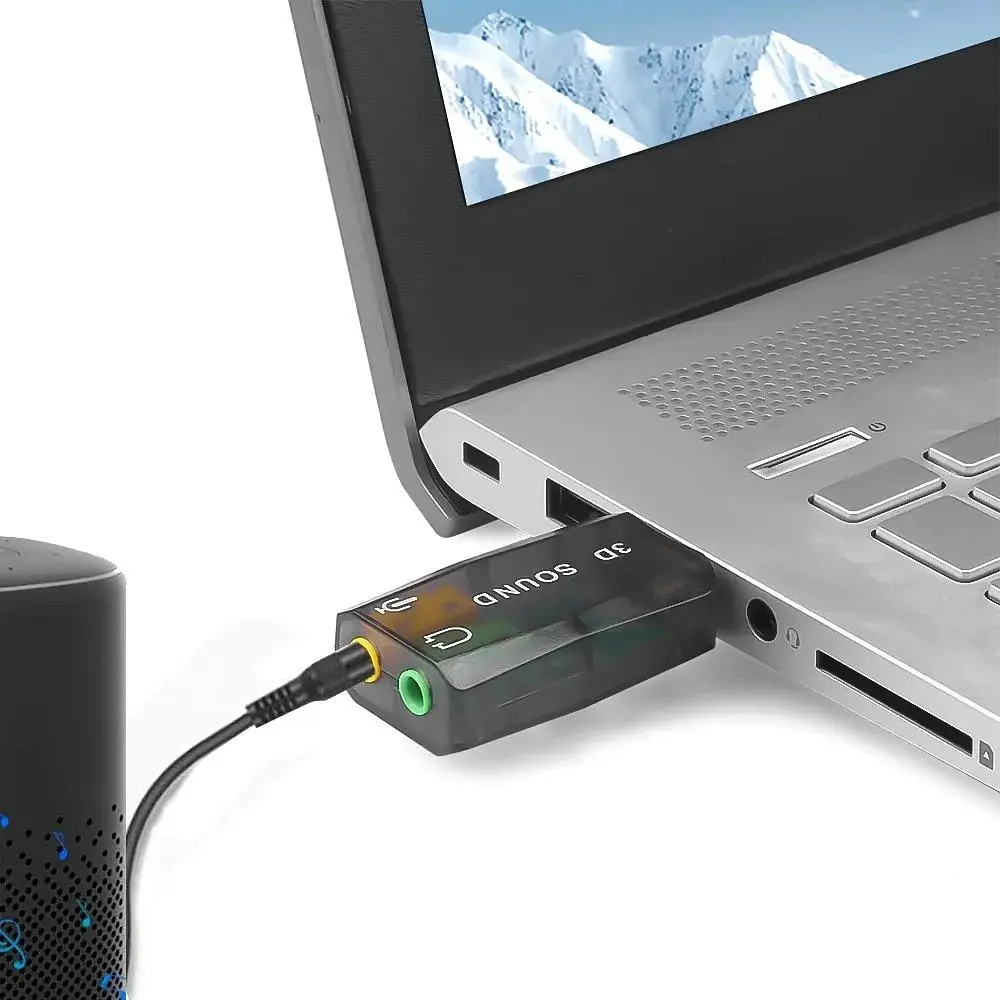 Звуковая карта 5.1 USB QTS-005 Black (16159) - фото 3