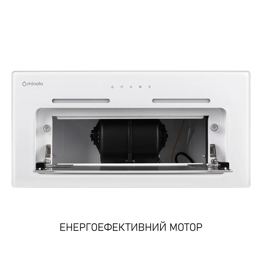 Витяжка повновбудована MINOLA HBI 6473 WH GLASS 800 LED Line - фото 4