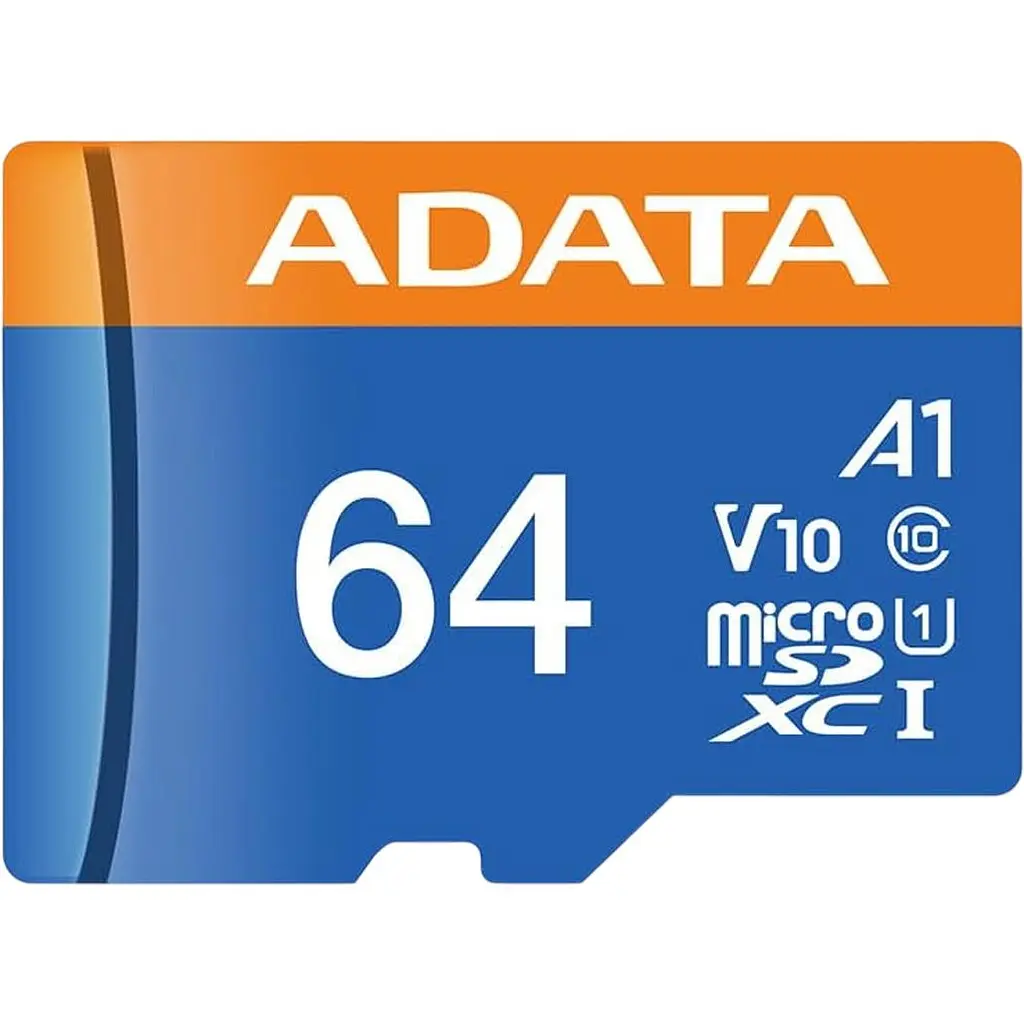 Карта пам'яті ADATA MicroSDXC Premier 64Gb Class 10 UHS-1 A2 + SD адаптер (AUSDX64GUICL10A1-RA1) [162345] - фото 2