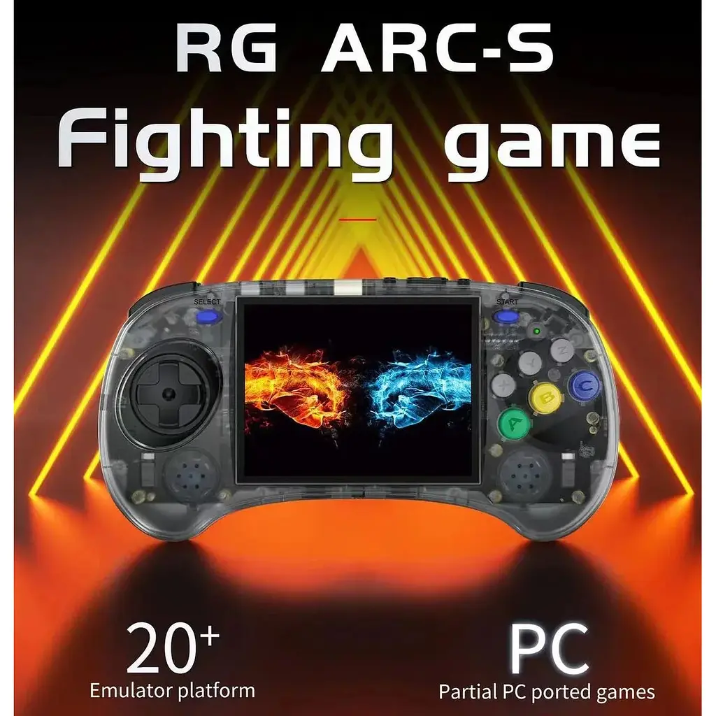 Ретро ігрова приставка Anbernic RG ARC-S 64GB Black Transparent [115726] - фото 4