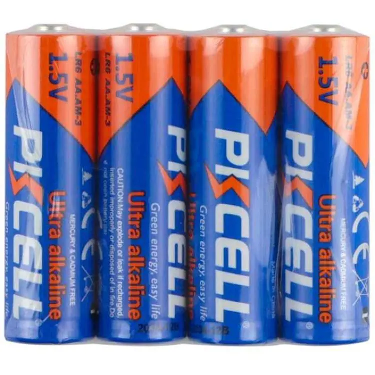 Батарейка лужна PKCELL LR6/AA 4шт