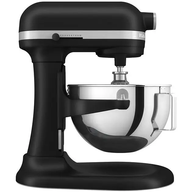Кухонная машина KitchenAid Heavy Duty 5KSM55SXXEBM с подъемной чашей 5.2 л матовая черная (5KSM55SXXEBM) - фото 2