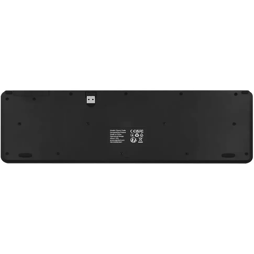 Клавіатура Proove Classic Code Wireless Keyboard Black [EN + UA] [KBCD00003001] [115645] - фото 3