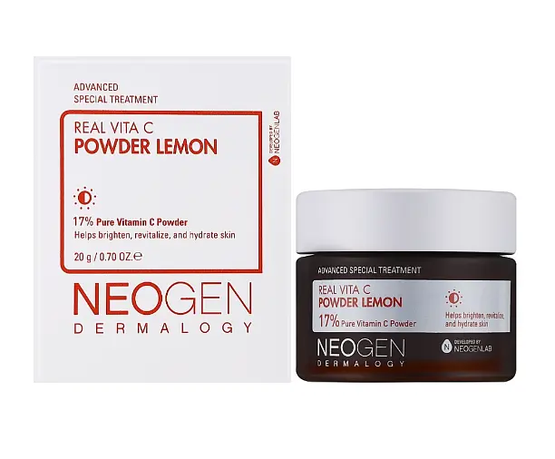 Пудра для лица Neogen Real Vita C Powder Leomon осветляющая 20 г - фото 2