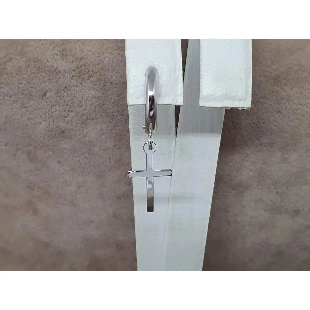 Золота моносережка Tango Хрестик. 470056ШБ - фото 3