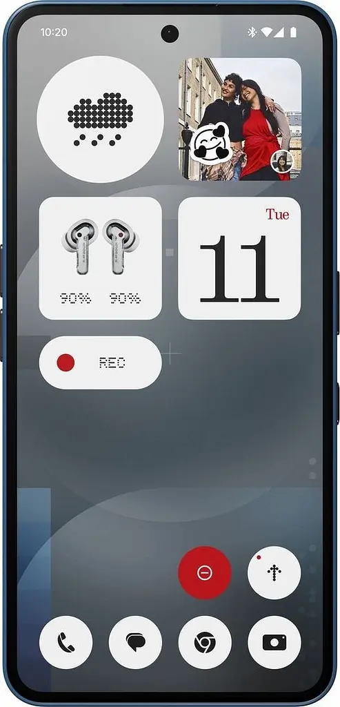 Смартфон Nothing Phone (3a) 12/256GB Blue (Global) - фото 3