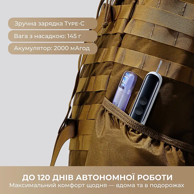 Электрическая зубная щетка Mova Fresh 20 Sensus-Black - фото 11