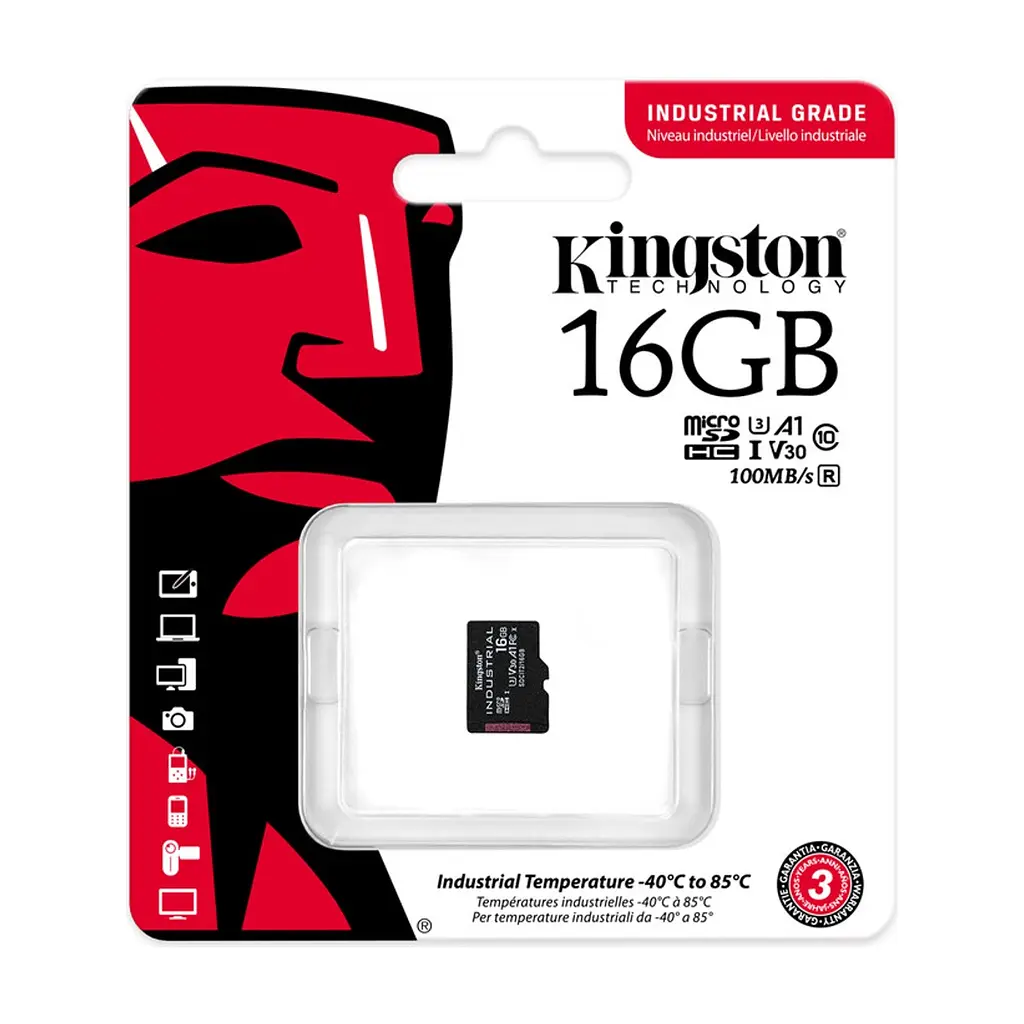Карта пам'яті Kingston 16GB microSDHC class 10 UHS-I V30 A1 (SDCIT2/16GBSP) - фото 3