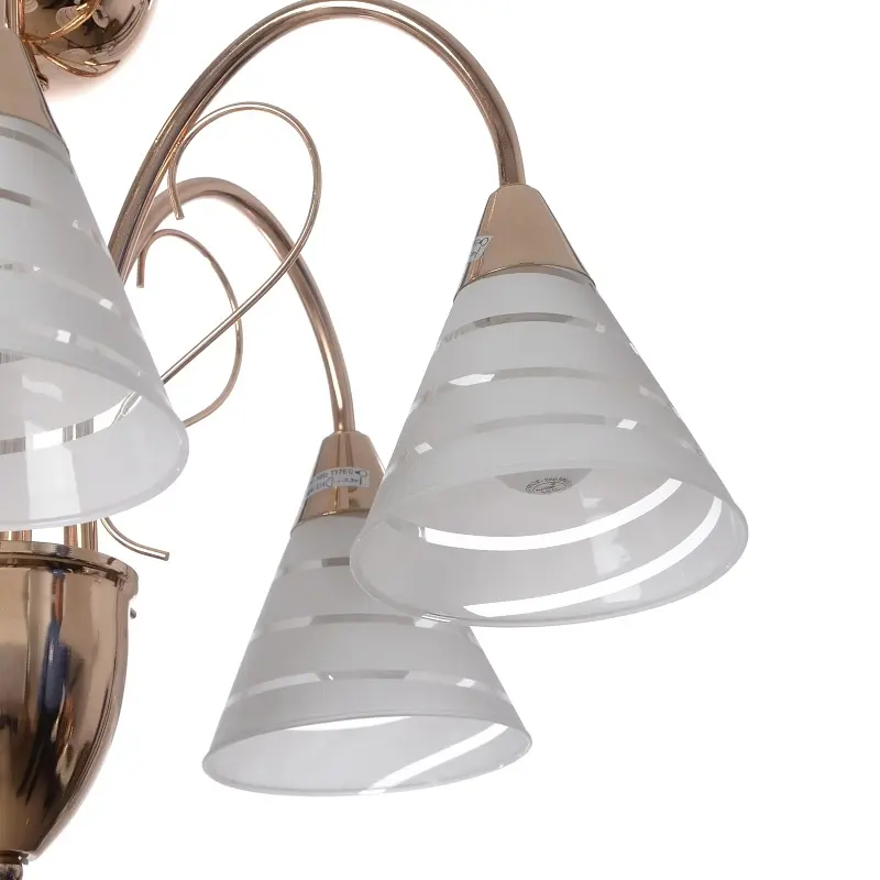 Люстра потолочная Brille классическая E14 60W G (LK-174C/5) - фото 2