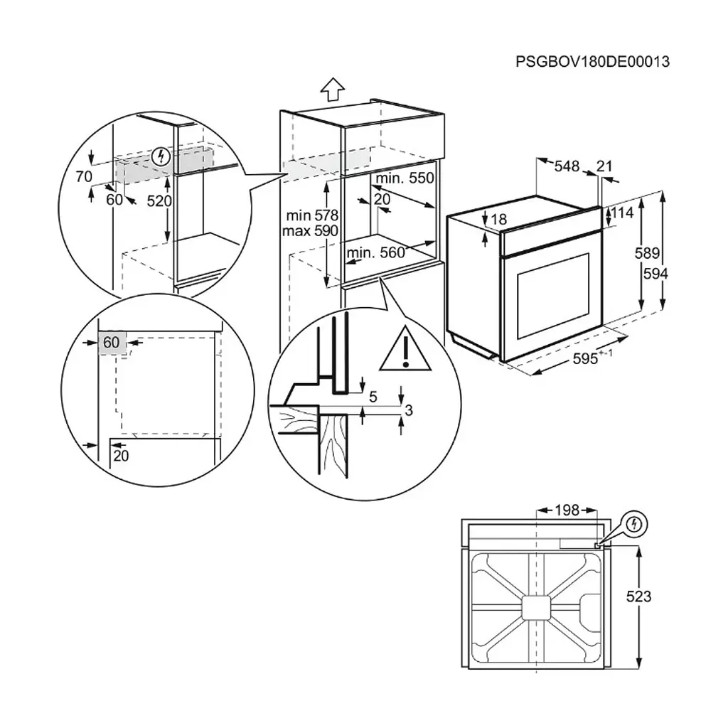 Духова шафа Electrolux OPEB2520V - фото 2