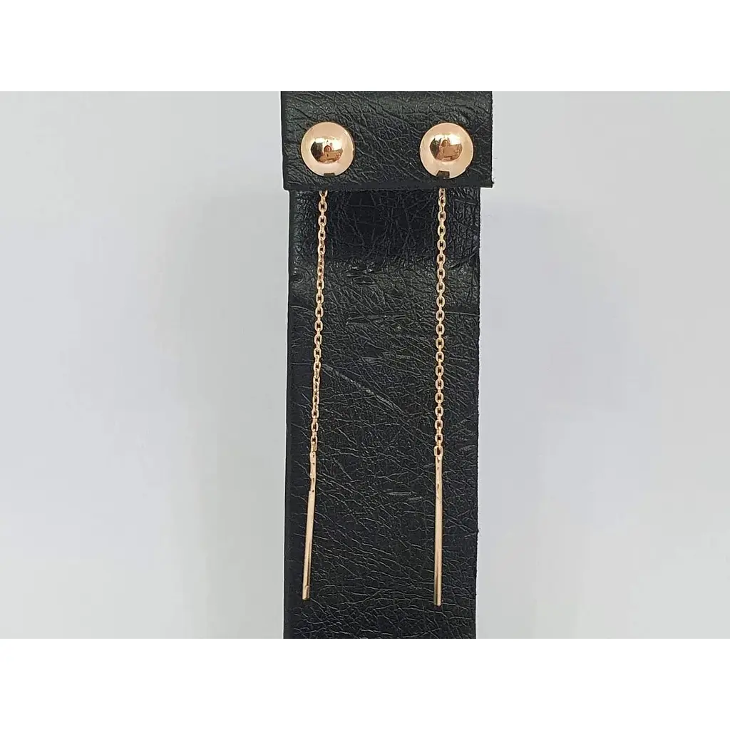 Золоті сережки-протяжки Tango. 580043 - фото 3