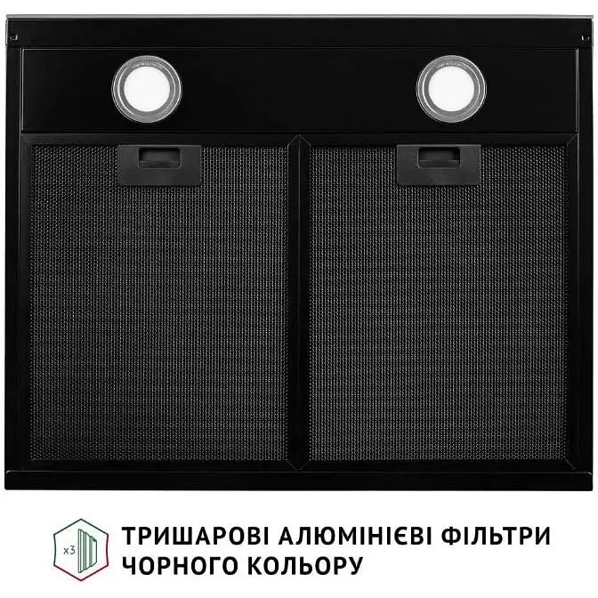 Витяжка Perfelli RINCI 6CWB Nero пласка - фото 8