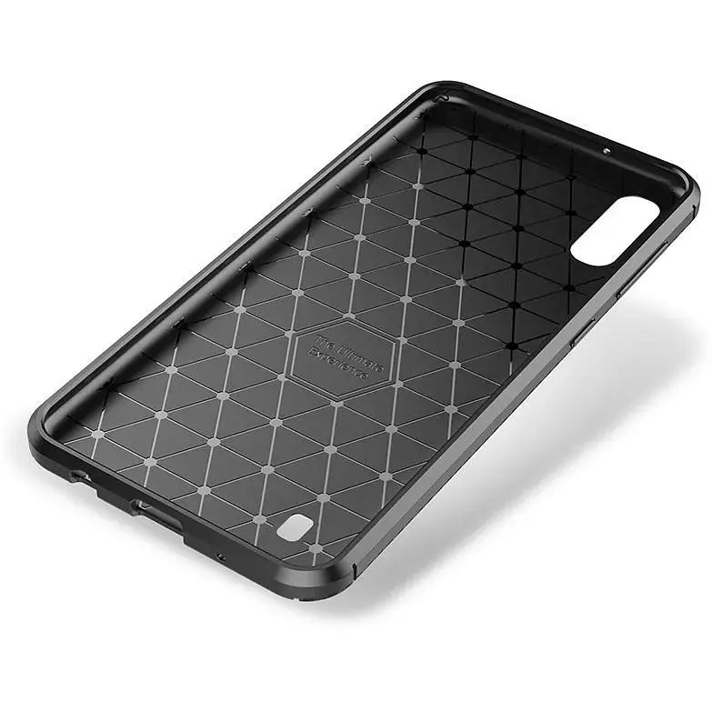 Чохол-накладка Toto TPU Carbon Fiber 1.5 mm Case Samsung Galaxy M10 Coffee - фото 4