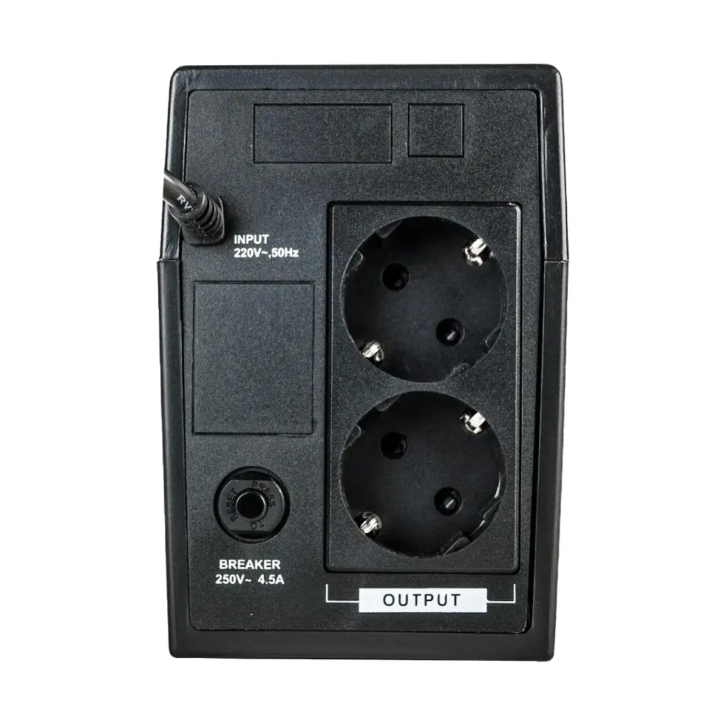 ДБЖ LogicPower LP 600VA-P (360Вт) лінійно-інтерактивне, АКБ 12В 7Аг, корпус пластик - фото 4