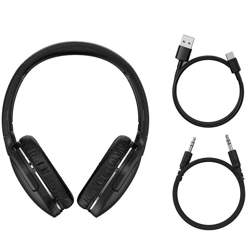 Накладні бездротові навушники Encok Wireless headphone D02 Pro (NGTD01030) Black Baseus teh0030661 - фото 7