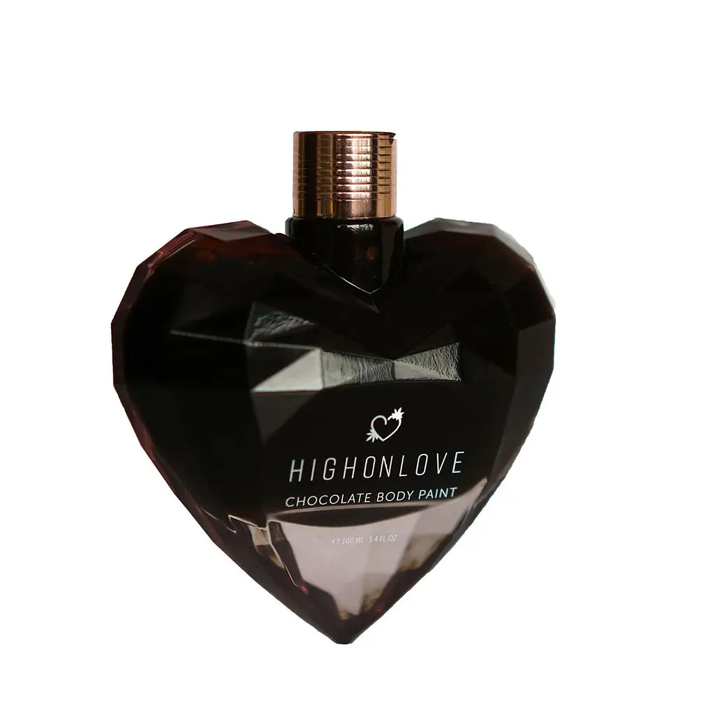 Премиум краска для тела HighOnLove Chocolate Body Paint (100 мл) с какао, кофеином, маслом каннабиса - фото 2
