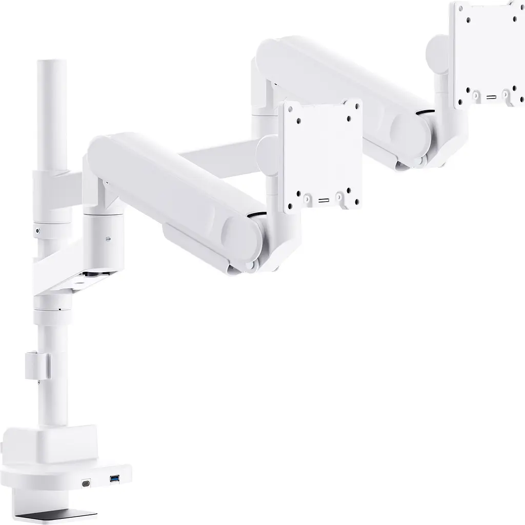 Настільне кріплення для моніторів OfficePro MAH752W 24 - 57` White [140158] - фото 3