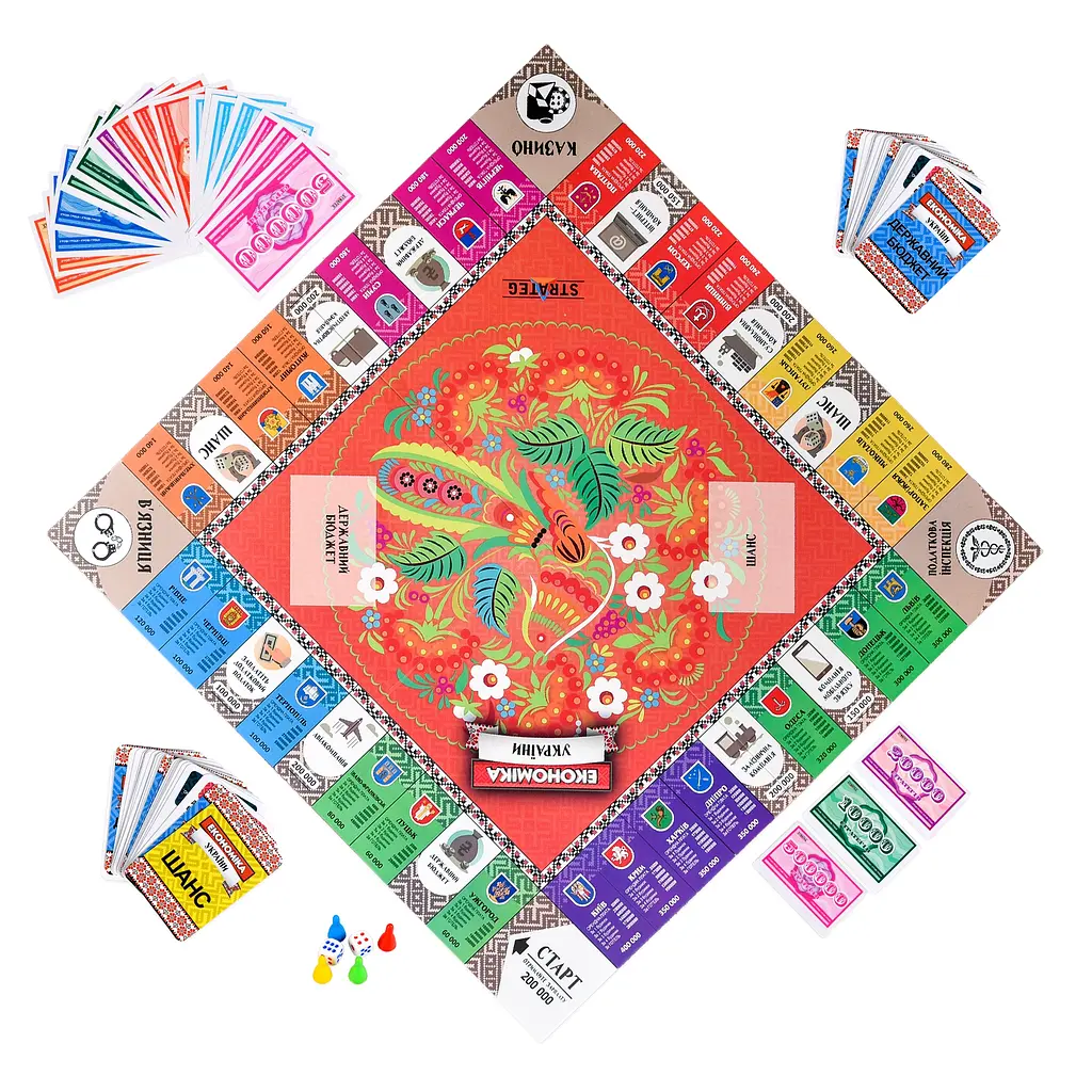 Настольная игра Strateg Экономика Украины (31029) - фото 2