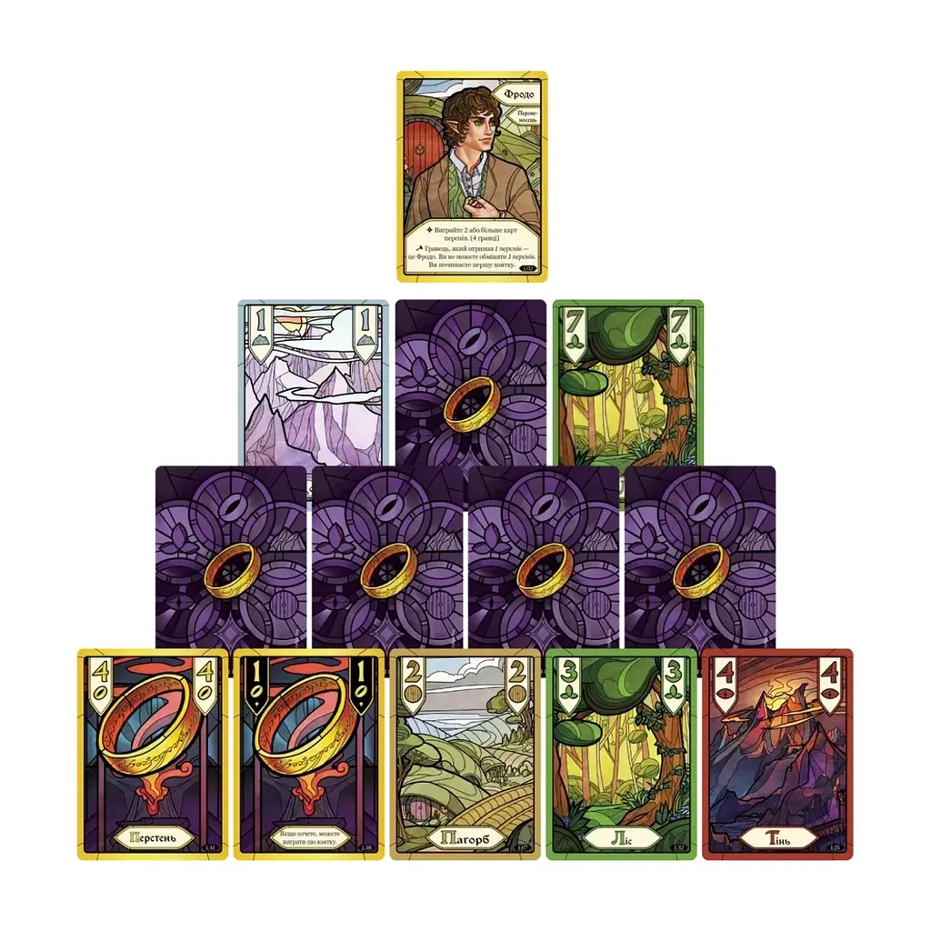 Настільна гра Geekach Games Братство Персня. Карткова гра (The Fellowship of the Ring The Trick Taking Game) (укр.) (GKCH224fs) - фото 5