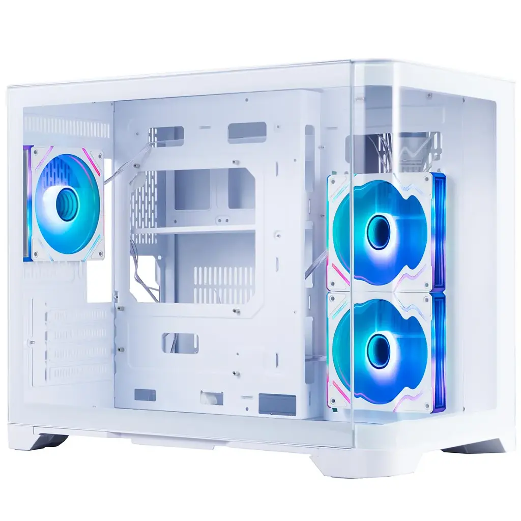 Корпус для ПК 1stPlayer UV6-WH-2FC7R-W-1FC7-W