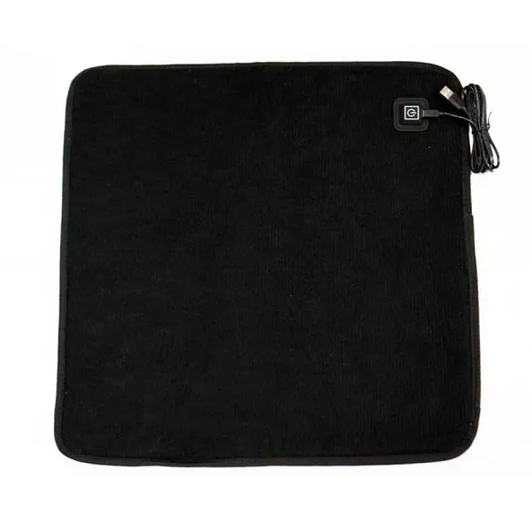 Килимок із підігрівом від USB 45×45 см Bisheffect Heating Cushion 9584 — двосторонній, для дому та офісу - фото 4