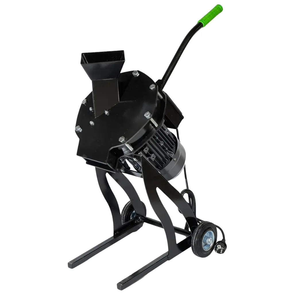 Щепоріз з однофазним електродвигуном Iron 3 кВт, універсальний садовий подрібнювач гілок до 5 см. - фото 6