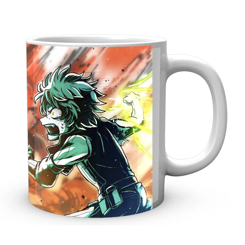 Кружка GeekLand Моя геройська академія My Hero Academia Бакуго і Деку в профіль Удар і вибух MHA 02.523 - фото 3