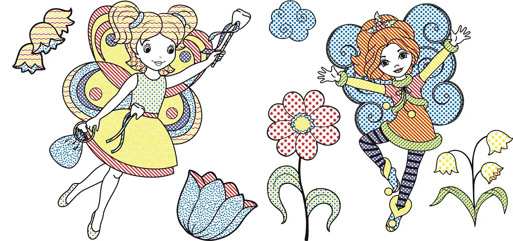 Водная раскраска Кристал Бук Цветочные феи, 8 страниц (F00022960) - фото 2