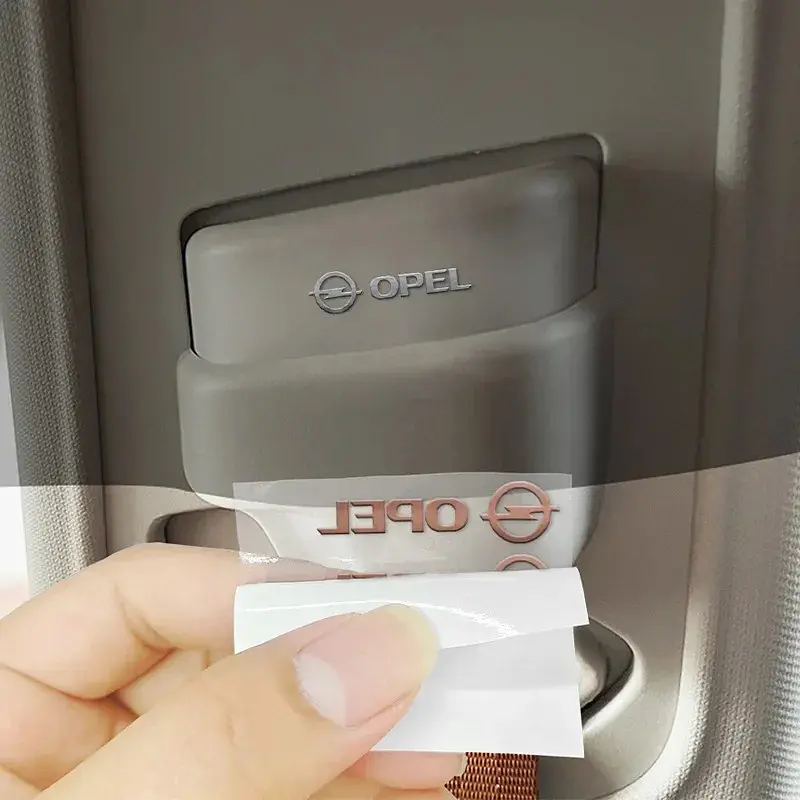 Наліпка з логотипом Opel метал, на клейкій стрічці 1шт (універсальна) - фото 2