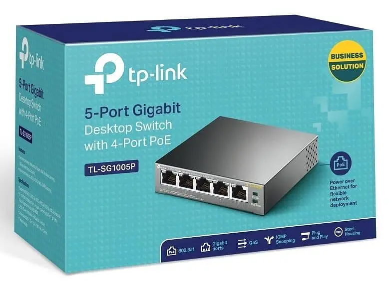 Комутатор TP-Link TL-SG1005P (TL-SG1005P) - фото 4