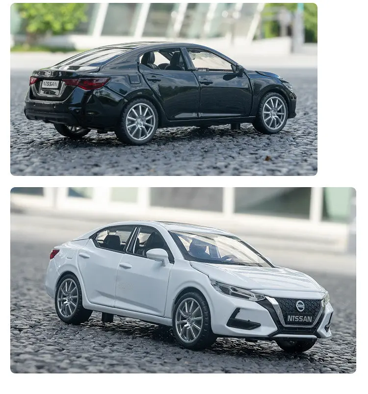 Колекційна металева модель седана АвтоЕксперт Nissan Sylphy з інерцією, світлом та звуком 1:32 - фото 5