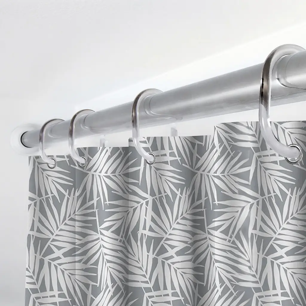 Штора для ванної кімнати Fabrika Palm з кільцями 12 шт 180x180 Peva - фото 4