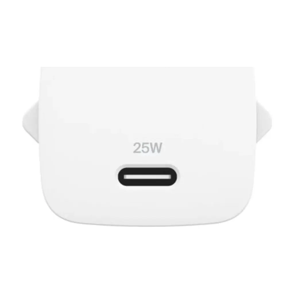 Зарядний пристрій Belkin USB-C PD25W PD3.1 + cable USB-C to USB-C 1.0m white (WCA012KQ1MWH-B6) - фото 2