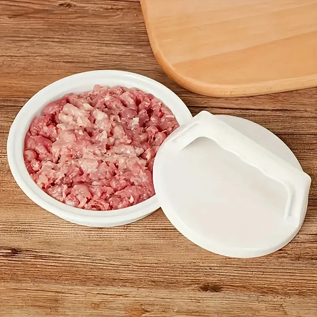 Пресс для бургеров и котлет ручная пресс-форма для гамбургеров, Kitchen Master Белый 87320 - фото 5