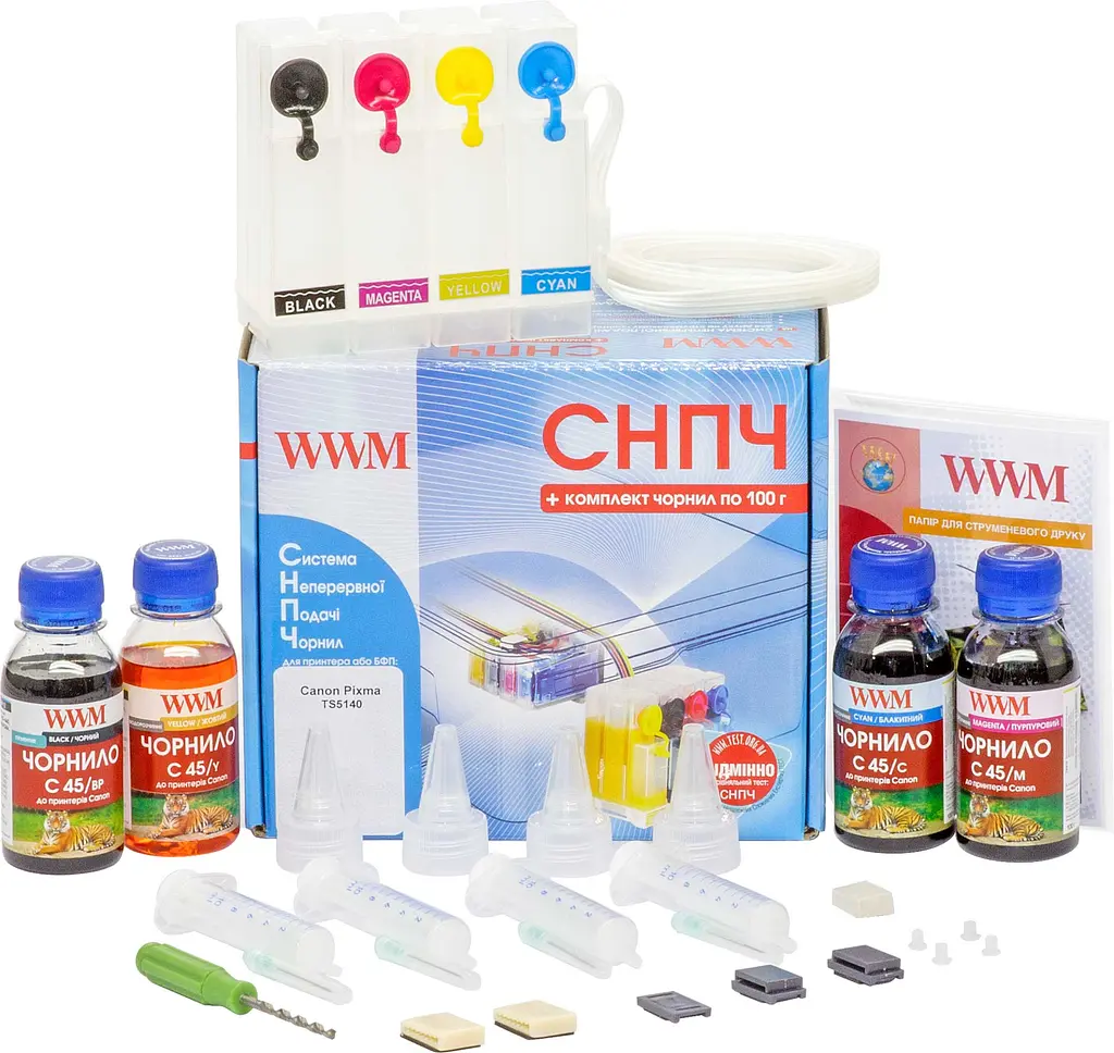 СНПЧ WWM для Canon Pixma TS5140 (IS.0128)