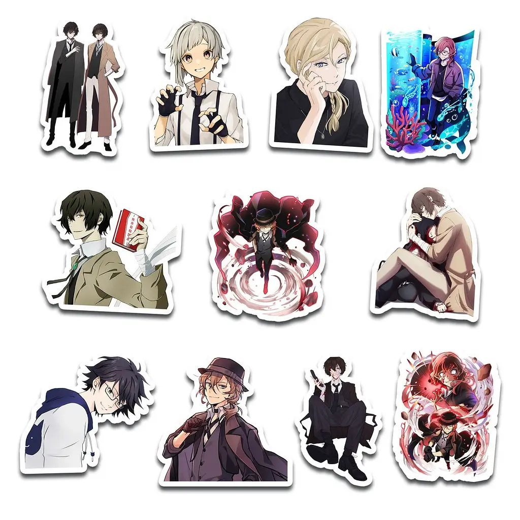 Стікерпак GeekLand Bungo Stray Dogs 45 штук (SP BSD 01) - фото 2