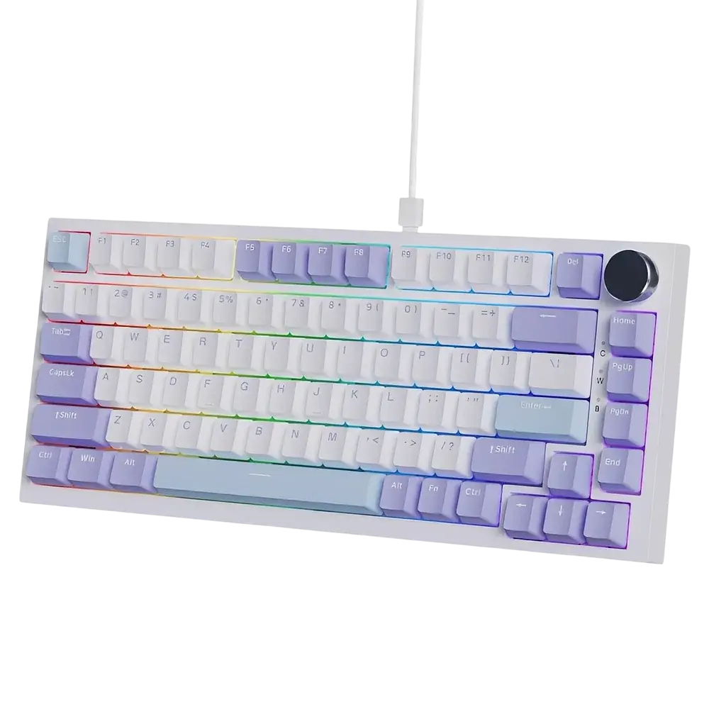 Клавіатура Ajazz AK820 RGB Violet Purple - фото 4