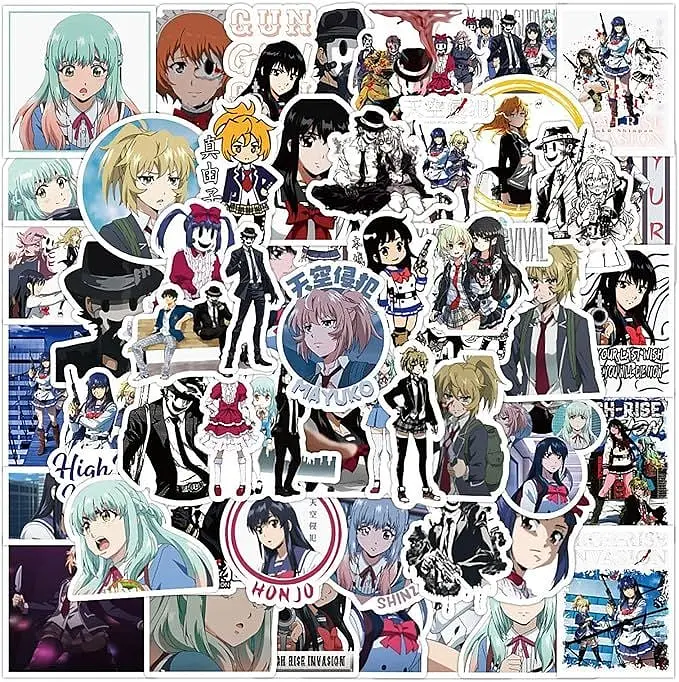 Стікерпак GeekLand High-Rise Invasion 50 штук - фото 2