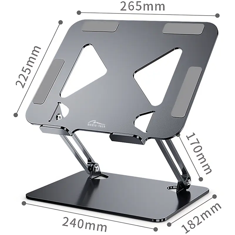 Підставка для ноутбука Laptop Stand 10-17" Aluminum Alloy Media-Tech - фото 5