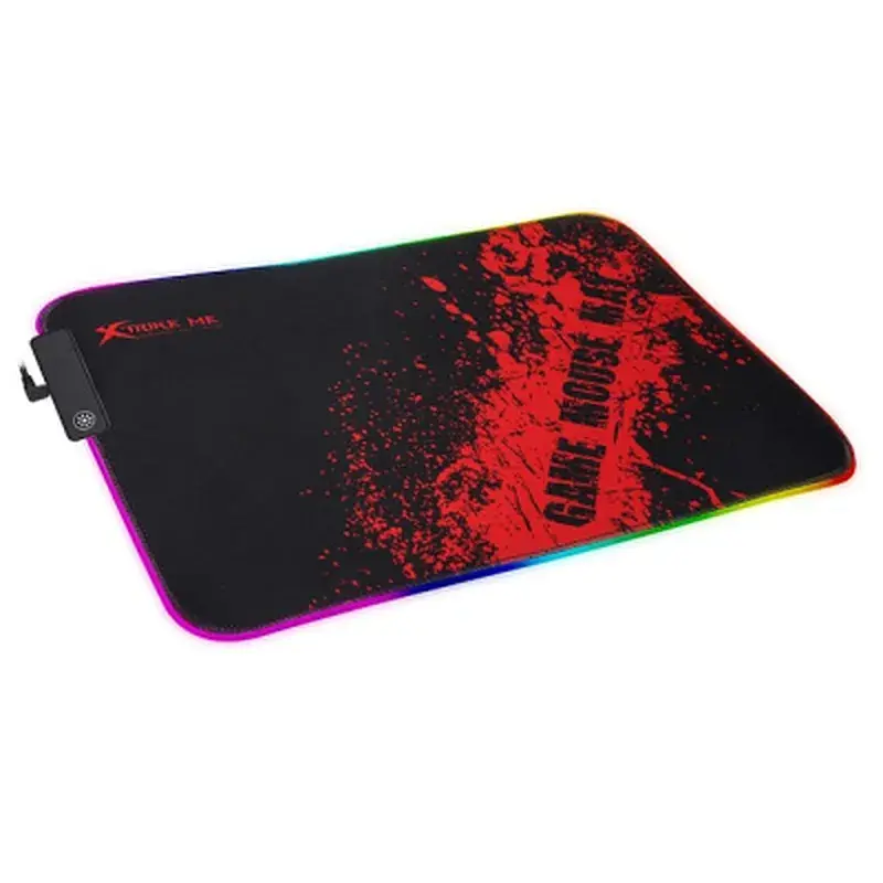 Килимок для мишки Xtrike ME MP-602 RGB lighting Black/Red (MP-602) - фото 2