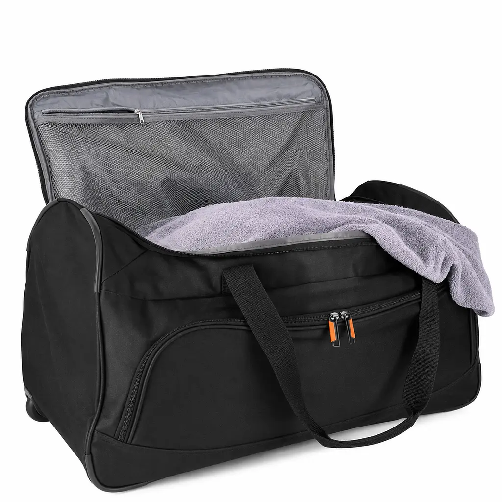 Дорожня сумка Travelite TL096277-01 велика 89л чорна (TL096277-01-BC-Black) - фото 4