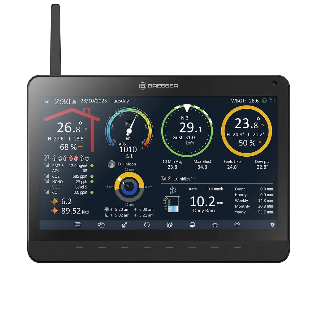 Метеостанція Bresser MeteoChamp 9-in-1 Wi-Fi Photo Frame (15196) - фото 4