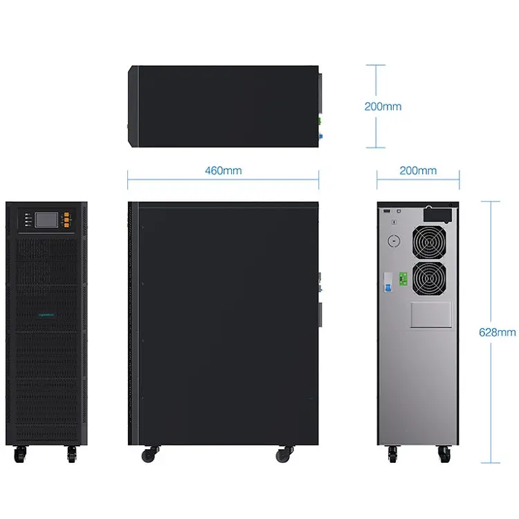 Джерело безперебійного живлення Marsriva MR-US6K, 6кВА/6кВт, 1:1 phase, Smart Online UPS, 16x12V/9Ah - фото 4