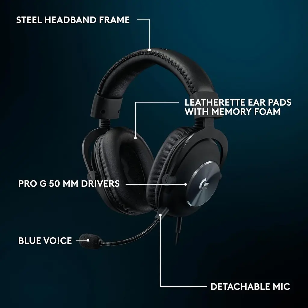 Ігрові навушники Logitech G PRO X SE Black (981-001470) [122331] - фото 6
