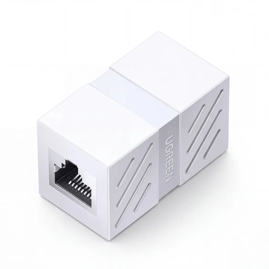 Мережевий з'єднувач UGREEN NW114 RJ45 1000 Мбіт/с білий (20311)