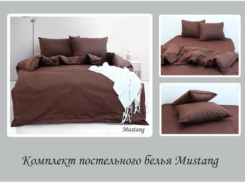 Постільна білизна (Mustang) 1,5-спальний TAG tekstil pbe0028324 - фото 5