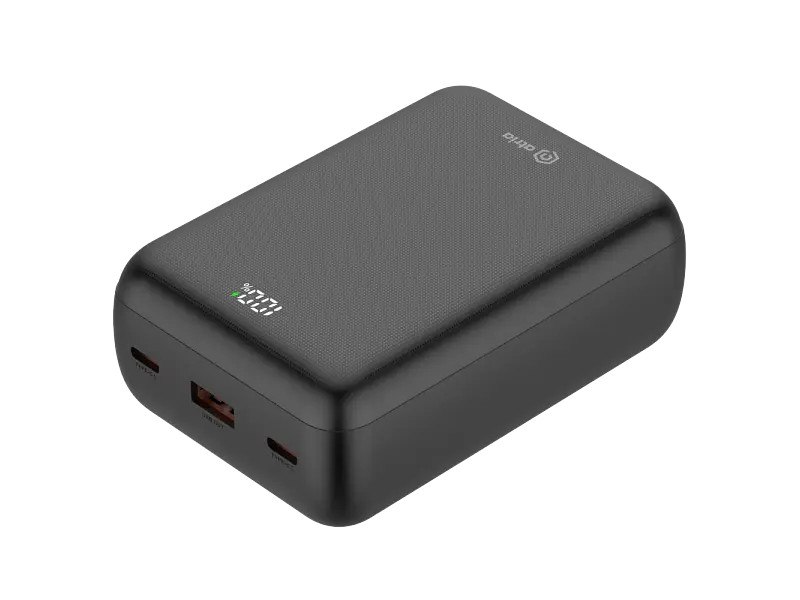 Зовнішній акумулятор (Power Bank) ATRIA WPD-P93 30000mAh Black - фото 2