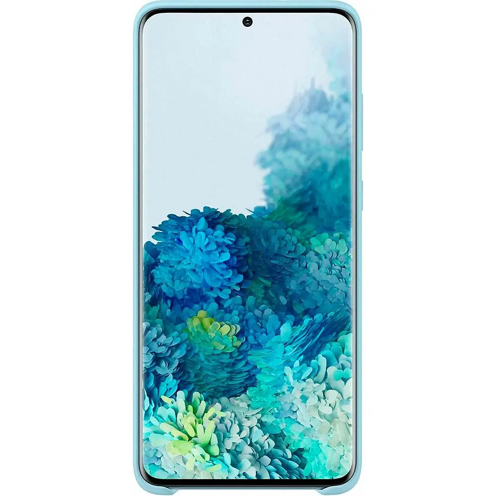Чохол силіконовий Silicone Cover EF-PG985TLEGRU для Samsung Galaxy S20 Plus (6.7") Blue - фото 4