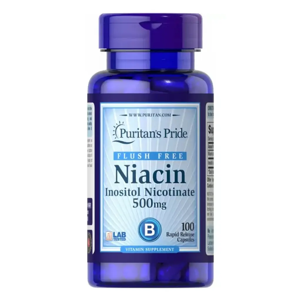 Ніацин Flush Free Niacin 500 мг 100 капсул